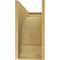 Ekena Millwork 10"W x 30"D x 20"H Classic Olympic Rough Cedar Woodgrain TimberThane Corbel, Primed Tan CORUR10X30X20OLYRCPR - alternate 4